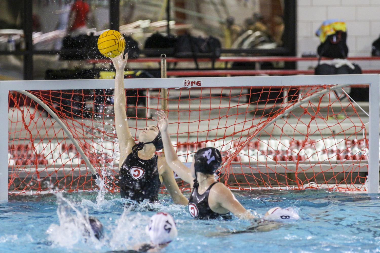 <a href='http://61zn.lengyileng.com'>博彩网址大全</a> student athletes compete in a water polo tournament on campus.